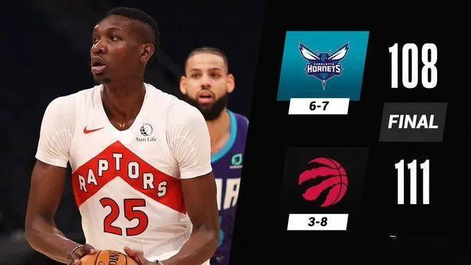  猛龙客场不敌黄蜂跌至东部第十  